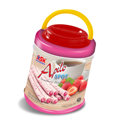 Apilo Spot Wafer Stick Strawberry